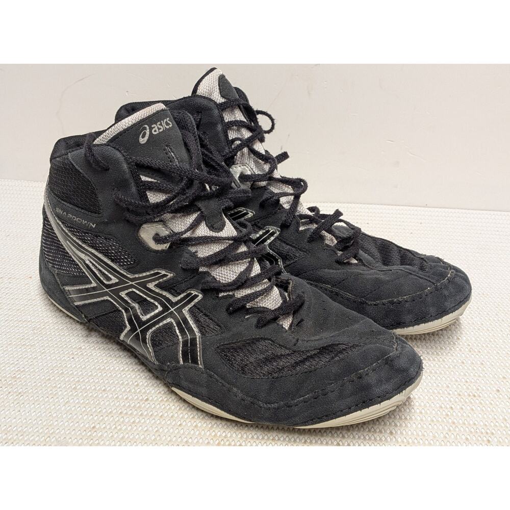Men's Asics Snapdown Wrestling Shoes Black Size 12 #J502Y